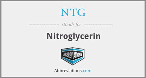 NTG Slang Abbreviation Meaning .